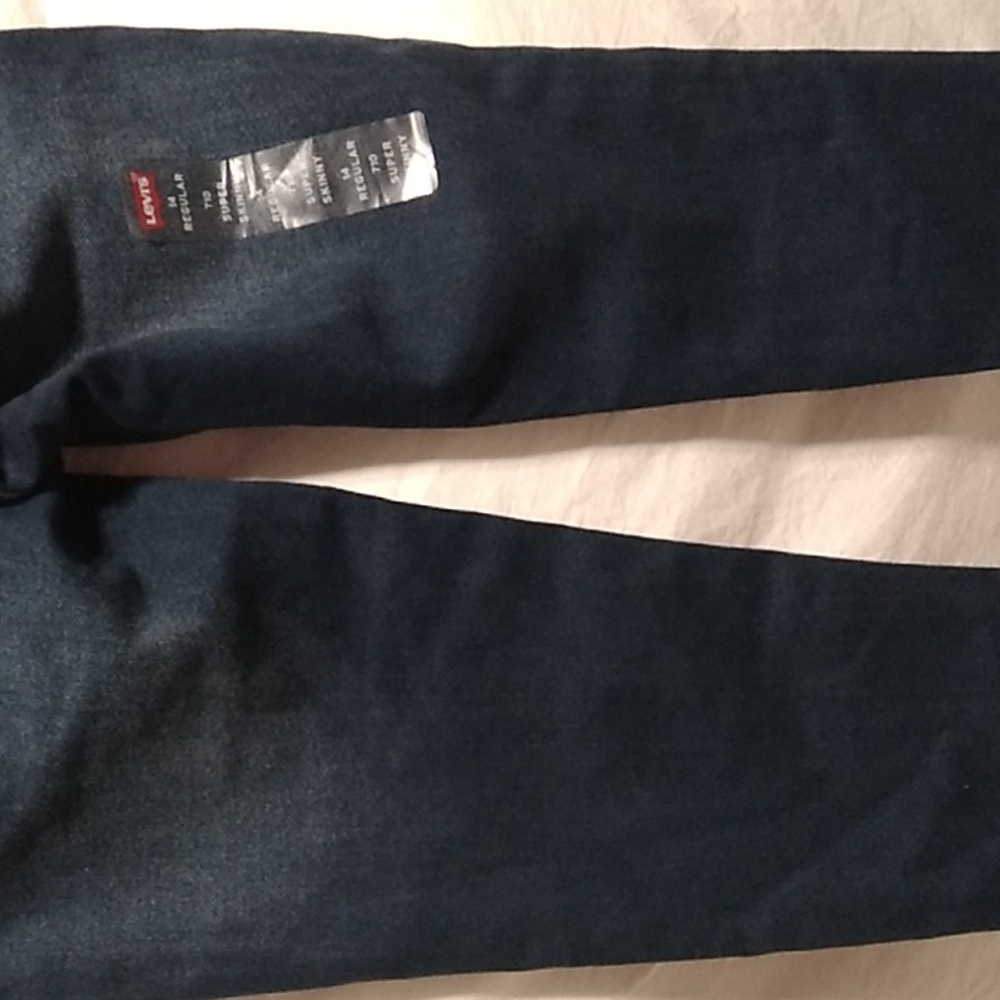 (X-58) SALE! NWT Levi's 710 Super Skinny Stretch Girls Jeans Sz.14Reg - Picture 8 of 16